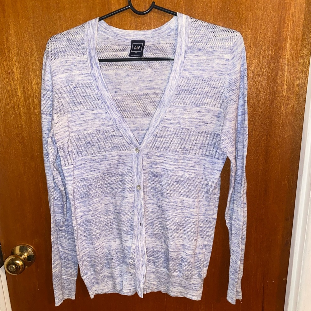 Gap Perforated Button Down Cardigan - image 1